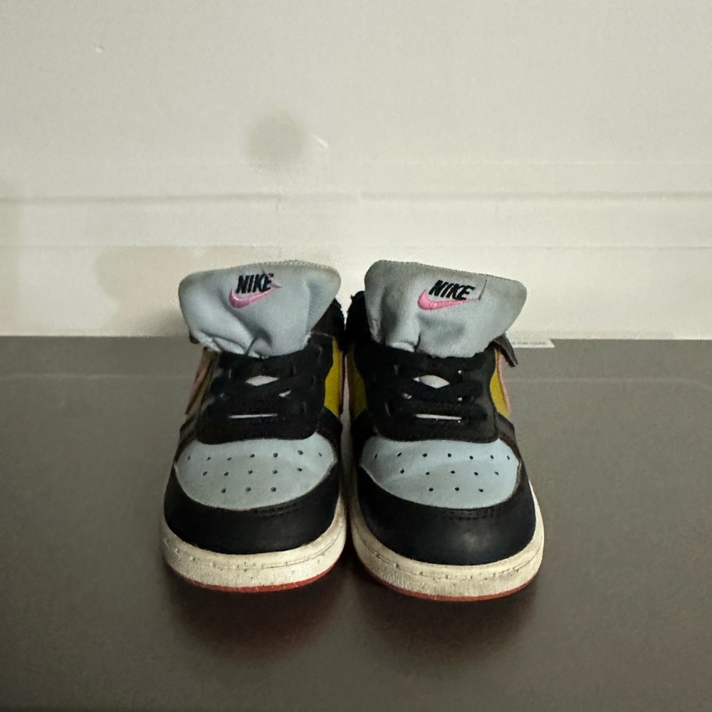 Nike Kids' Black, Gray, and Yellow Sneakers